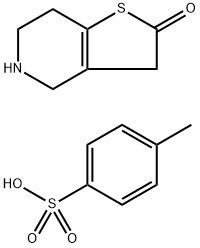 4,5,6,7-Tetrahydrothieno[3,2-c]pyridin-2(3H)-one 4-methylbenzenesulfonate Structure