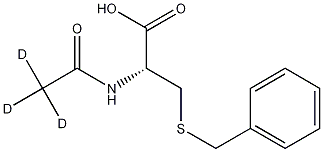 N-(Acetyl-d3)-S-benzyl-L-cysteine Structure
