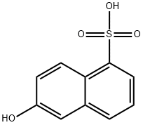 6-hydroxy-1-naphthalenesulfonic acid Structure