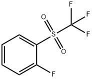 1-FLUORO-2-[(TRIFLUOROMETHYL)SULFONYL]BENZENE Structure