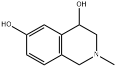 1,2,3,4-Tetrahydro-4,6-dihydroxy-2-methyl-isoquinoline Structure