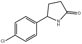 5-(4-Chlorophenyl)pyrrolidin-2-one Structure