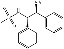 (1S,2S)-N-Methylsulfonyl-1,2-diphenylethanediamine, 98+% Structure