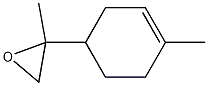 Oxirane, 2-methyl-2-(4-methyl-3-cyclohexen-1-yl)- Structure