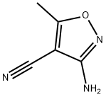 3-Amino-4-cyano-5-methylisoxazole Structure