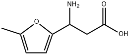 3-amino-3-(5-methyl-2-furyl)propanoic acid Structure