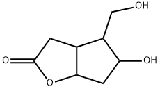 2H-Cyclopenta[b]furan-2-one,hexahydro-5-hydroxy-4-(hydroxymethyl)- Structure