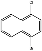 1-Bromo-4-chloronaphthalene Structure