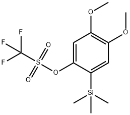 4,5-Dimethoxy-2-(trimethylsilyl)phenyl Trifluoromethanesulfonate Structure
