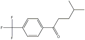 4-Methyl-1-[4-(trifluoromethyl)phenyl]pentan-1-one Structure