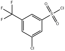 3-Chloro-5-(trifluoromethyl)benzenesulphonyl chloride Structure