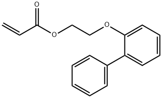 2-Propenoic acid 2-([1,1'-biphenyl]-2-yloxy)ethyl ester Structure