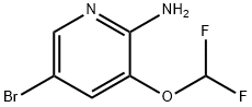 2-Amino-3-Difluoromethoxy-5-Bromopyridine Structure