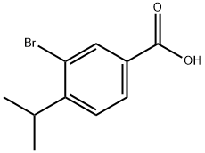 3-bromo-4-isopropylbenzoic acid Structure