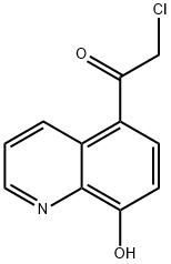 2-chloro-1-(8-hydroxyquinolin-5-yl)ethanone Structure
