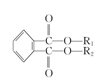 邻苯二甲酸酯 分子结构式