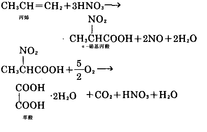 α-硝基丙酸氧化制备草酸