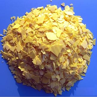 土黄色片状硫化钠图片