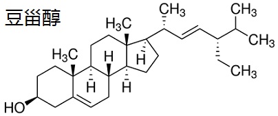 豆甾醇 结构式
