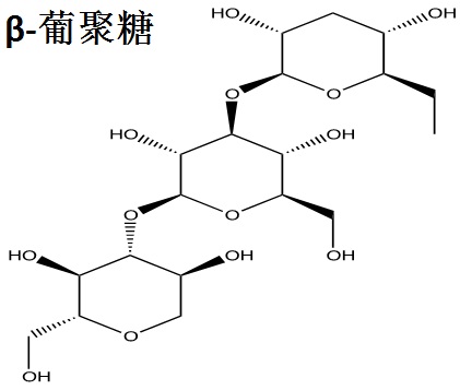 β-葡聚糖结构式