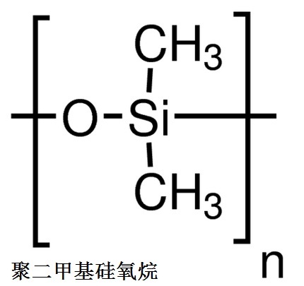 二甲基硅油 分子结构式