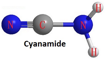 Three-dimensional structure of cyanamide
