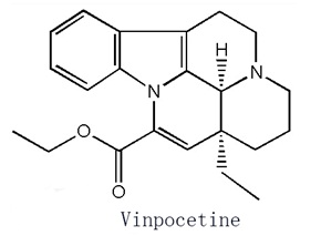  the structural formula of vinpocetine