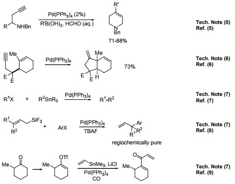 Tetrakis(triphenylphosphine)palladium Reaction 2