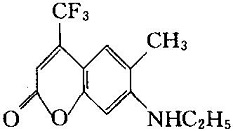 7-ethylamino-6-methyl-4-trifluoromethyl coumarin Lactone