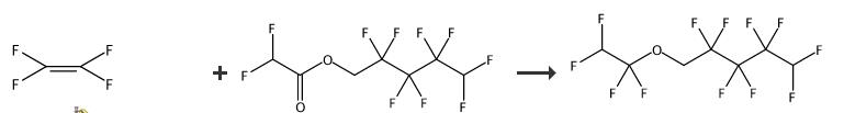 synthesis of 1H,1H,5H-Octafluoropentyl 1,1,2,2-Tetrafluoroethyl Ether