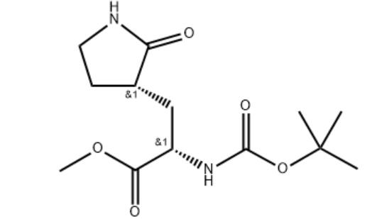 328086-60-8 Methyl (S)-2-(Boc-amino)-3-[(S)-2-oxo-3-pyrrolidinyl]propanoatePropertiesApplicationsRecommended 