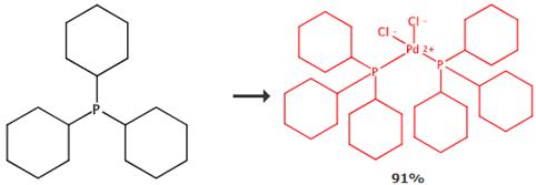 二氯二(三环己基瞵)钯的合成与应用