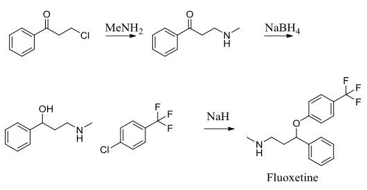 Synthesis of Fluoxetine