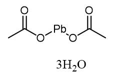 6080-56-4 Lead acetate trihydrate; Synthesis; Toxicology; Application