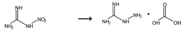 图3 氨基胍碳酸盐的合成路线[3]。