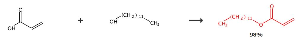 2-丙烯酸十二烷基酯的合成与应用转化