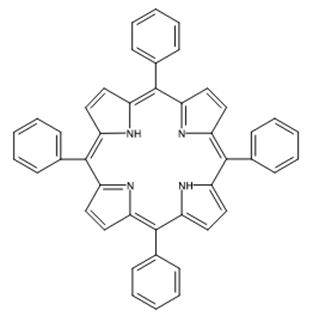 图1 四苯基卟啉的结构式。