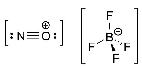 四氟硼酸亚硝的化学结构式