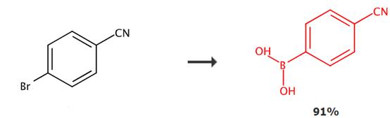 4-氰基苯硼酸的合成与应用转化
