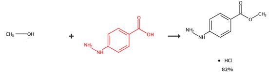 4-肼基苯甲酸的应用转化
