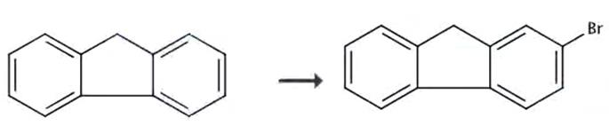 图1 2-溴芴的合成路线[2-3]。
