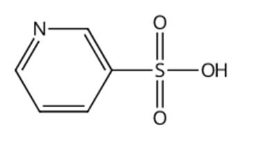图1 3-吡啶磺酸的结构式。