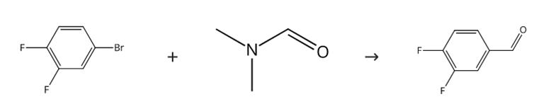 图2 3，4-二氟苯甲醛的合成路线。