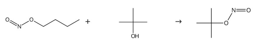 图2 亚硝酸叔丁酯的合成路线。