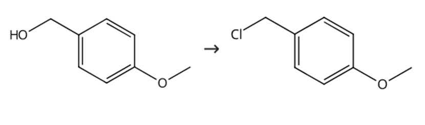 图1 4-甲氧基氯苄的合成路线[2]。
