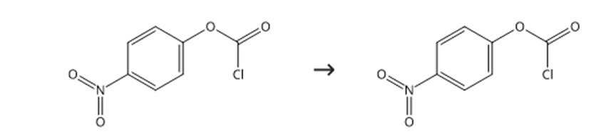 图2 对硝基苯基氯甲酸酯的合成路线。