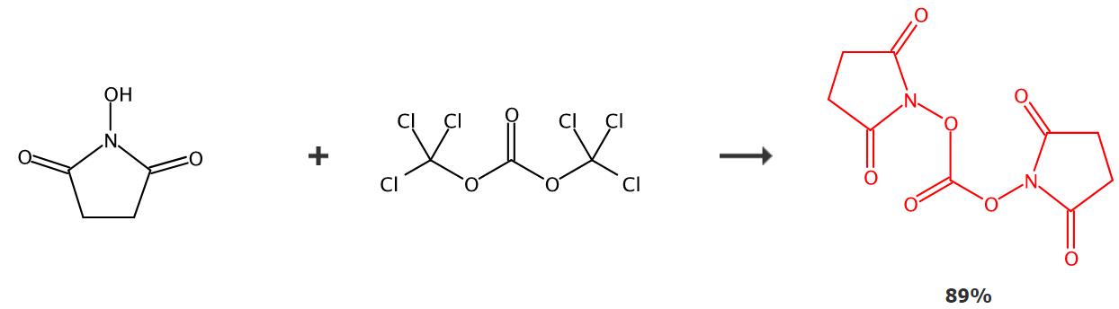 N,N'-二琥珀酰亚胺基碳酸酯的合成路线