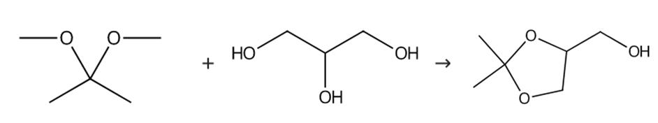 2，2-二甲基-1，3-二氧戊环-4-甲醇的合成研究