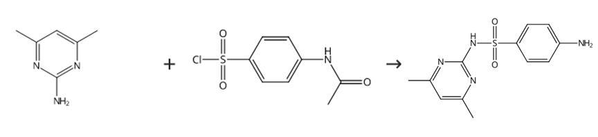 磺胺二甲嘧啶的合成路线