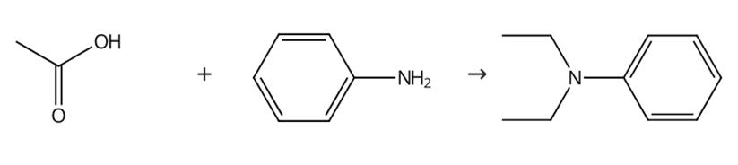 图1 N，N-二乙基苯胺的合成路线